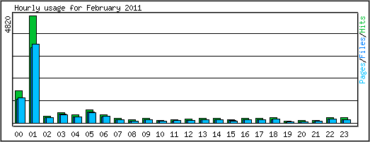 Hourly usage