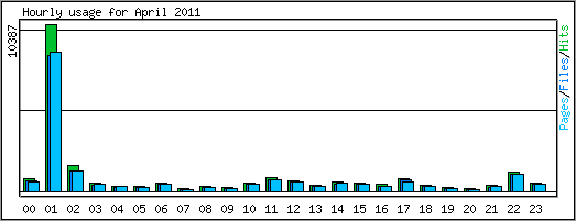 Hourly usage