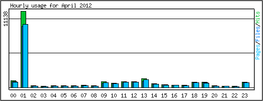 Hourly usage