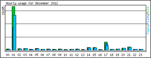 Hourly usage