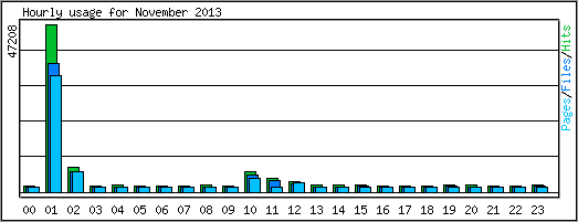 Hourly usage